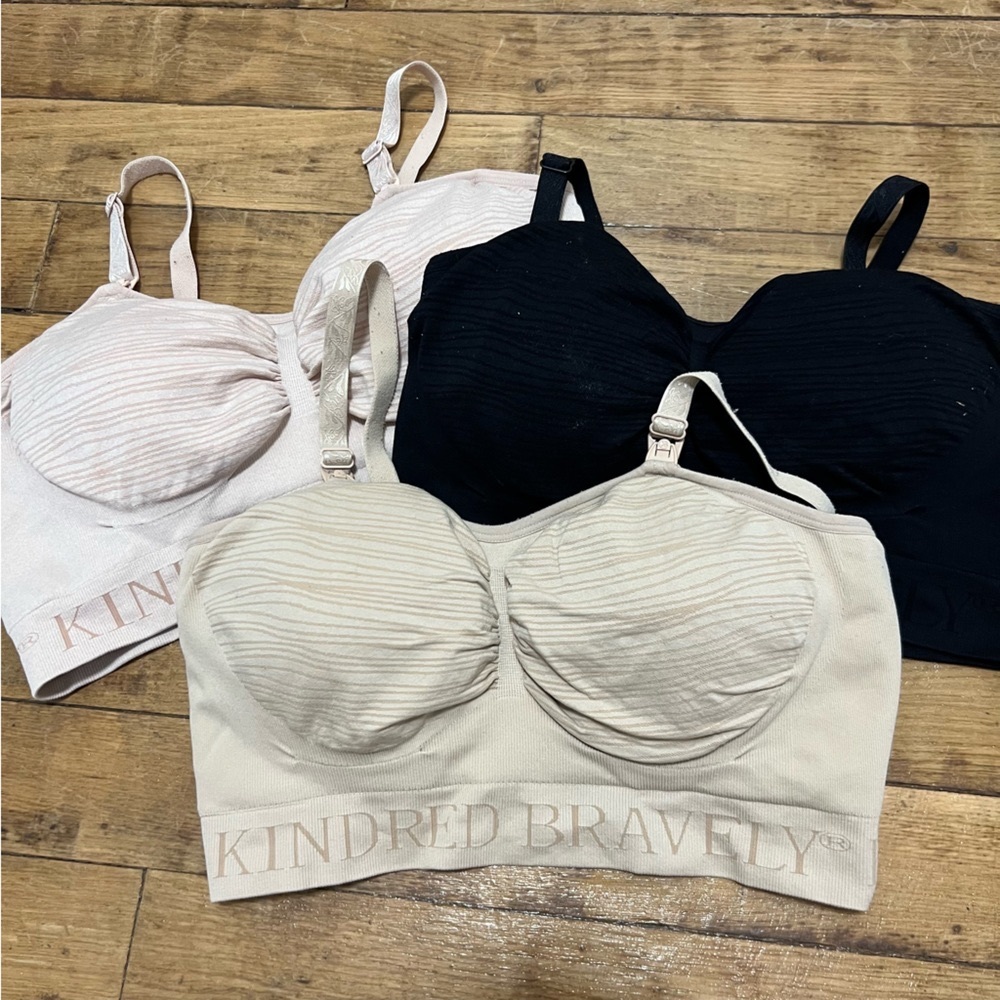 Kindred Bravely Simply Sublime Handsfree Pimping and Nursing Bra 3 pack